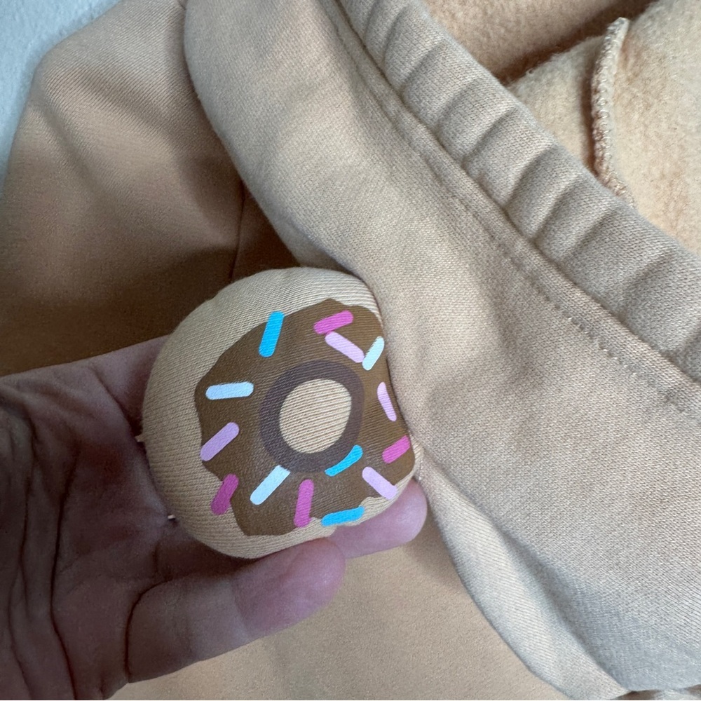 Tokidoki Sweater Women's SP Cropped Donutella Donut Ears Hoodie New - Picture 9 of 9